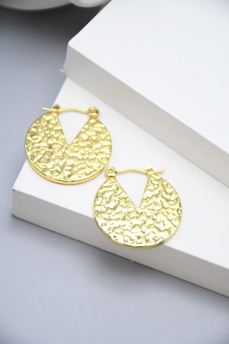 Löwenstein ROSA Ørenring Stamped V Guld