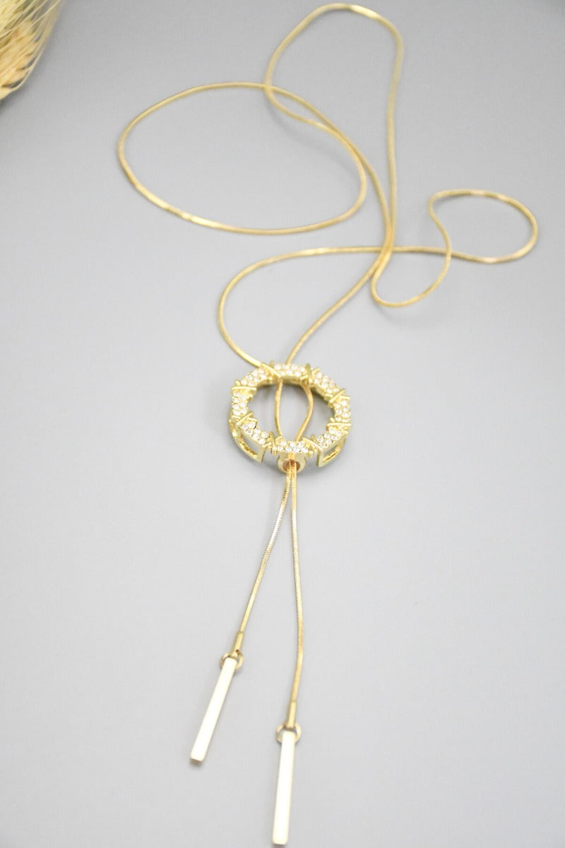 Löwenstein ROSA Halskæde Ring Sten Guld