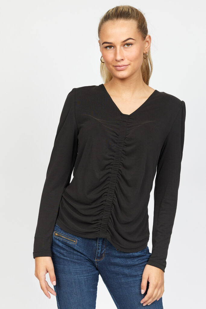 2 Biz Dabine Bluse Sort