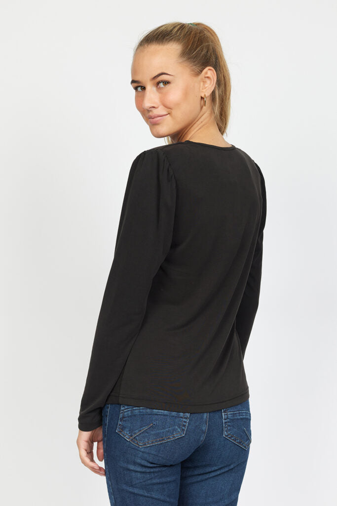 2 Biz Dabine Bluse Sort