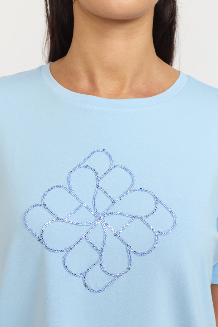 2 Biz Dari T-shirt Light Blå
