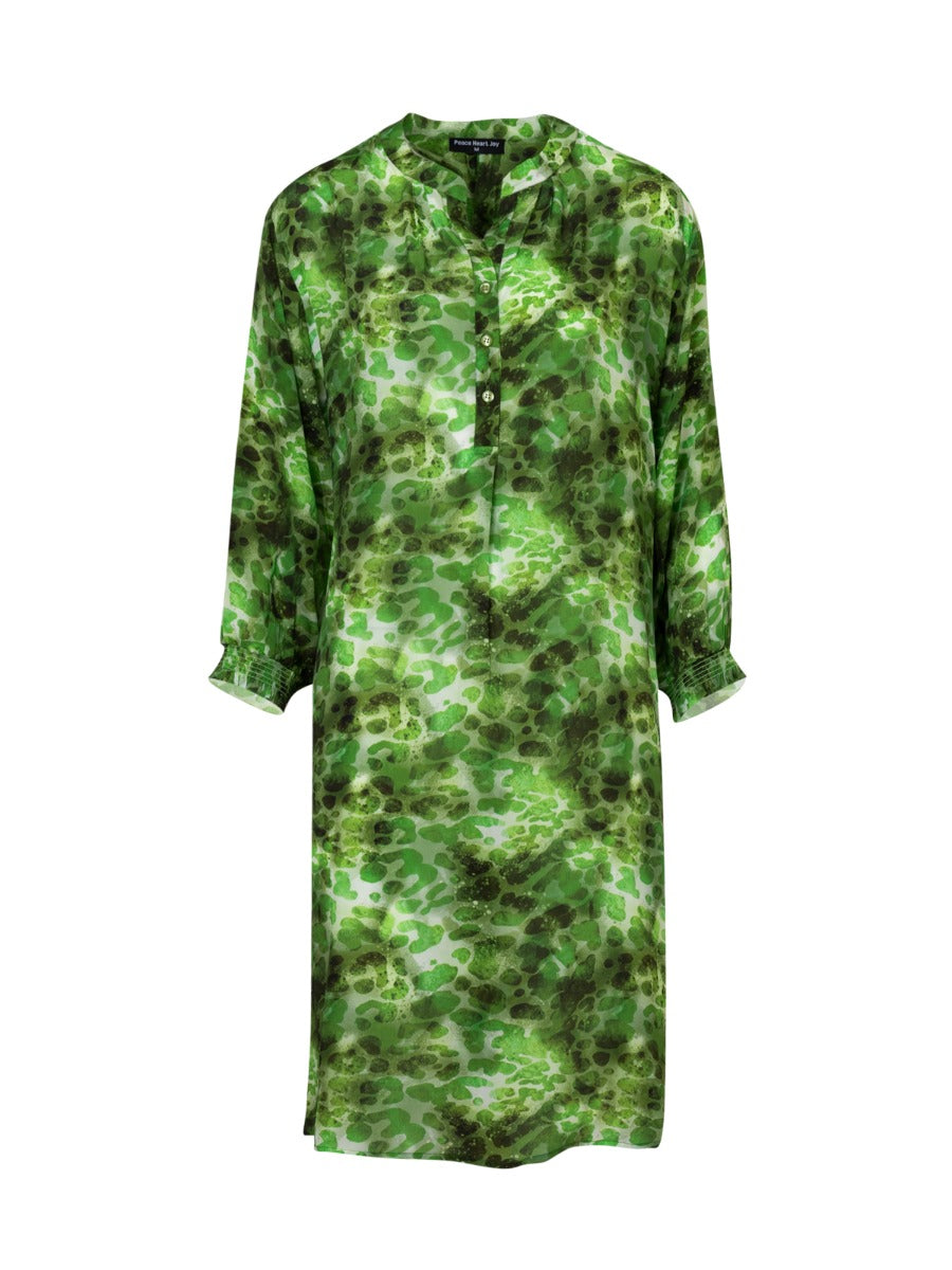 Peace Heart Joy Demsi Kjole Green Moss