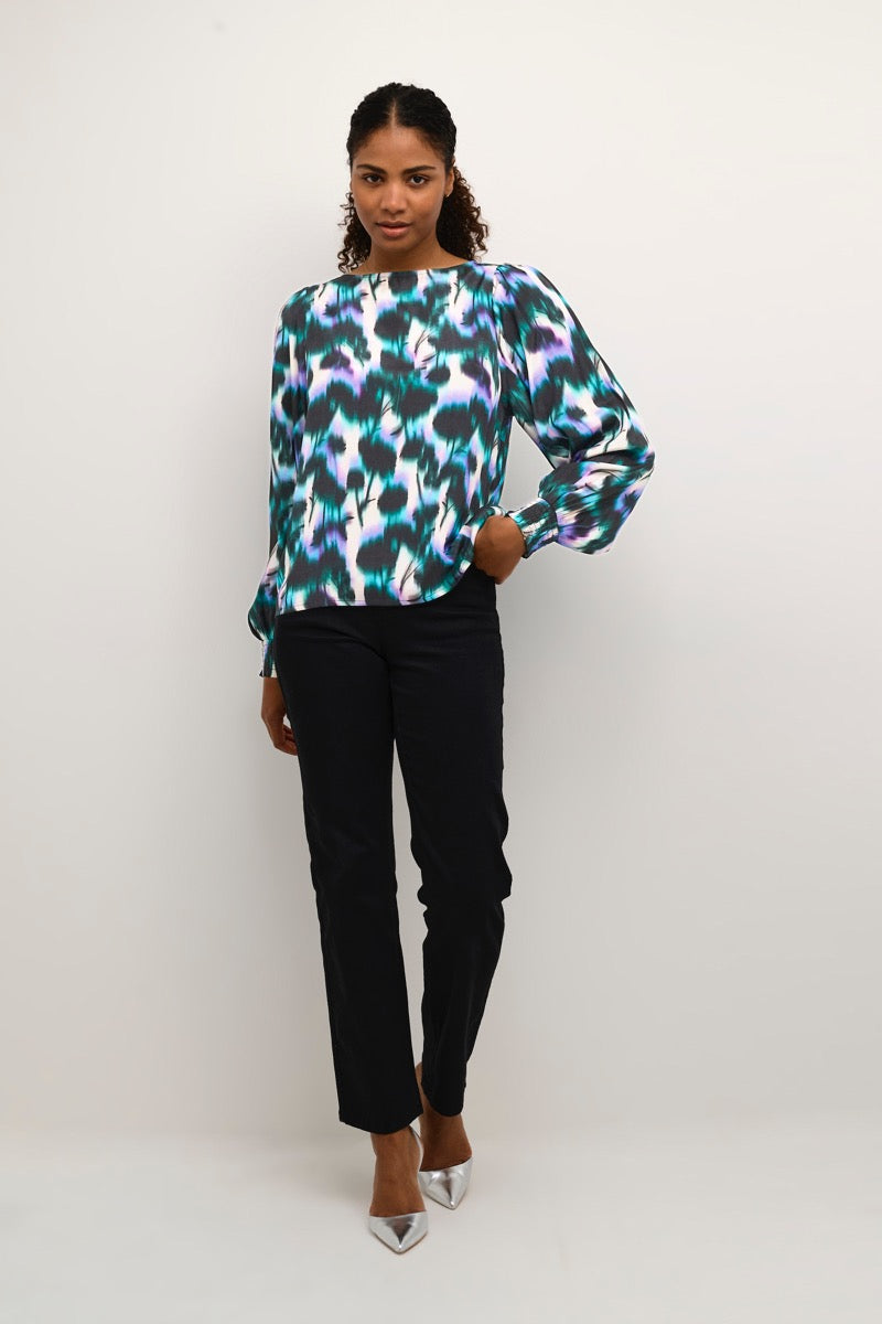 KAFFE Amilia Bluse Digital Flower