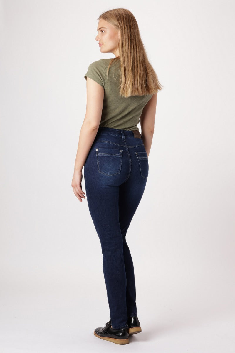Bessie Diva Jeans Denim Blå L32