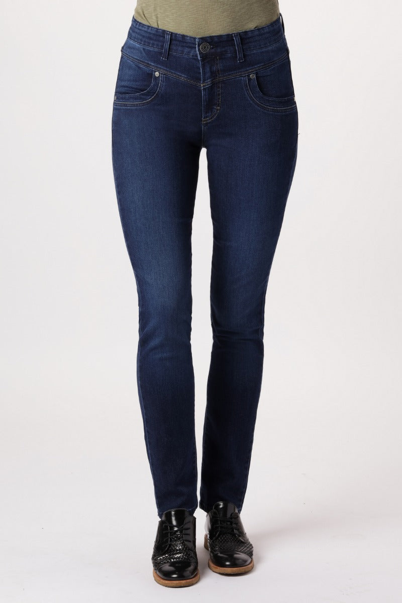 Bessie Diva Jeans Denim Blå L32