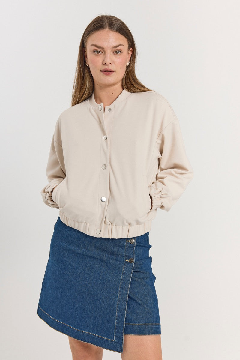 Freequent Lori Nederdel Medium Blå Denim