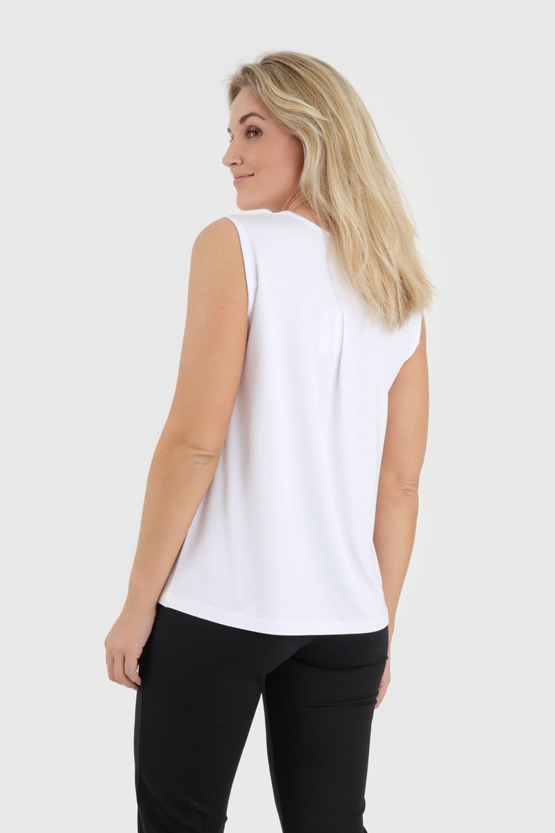 2 Biz Elenor Top Hvid