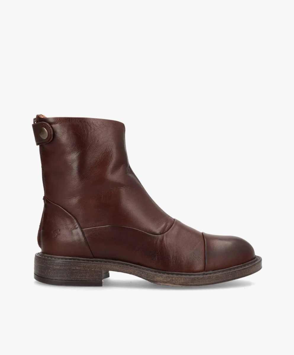 Shoedesign DAHLIA Læder Ankel Støvle Ebony
