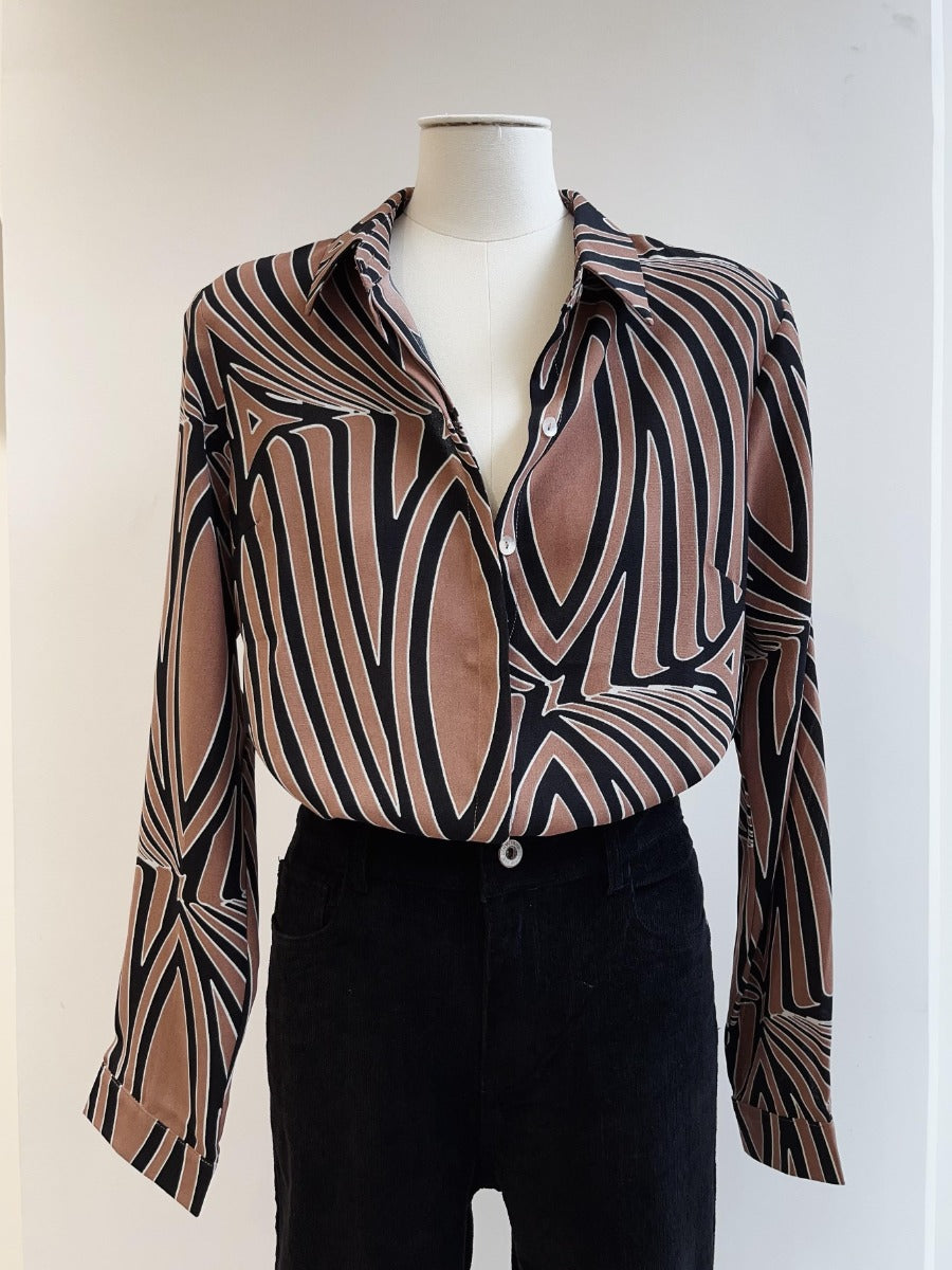 Löwenstein SARAH Skjorte Zebra Brun