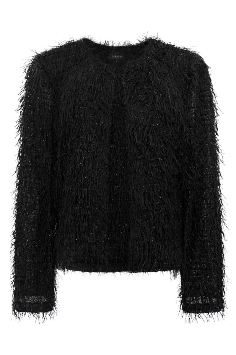 Liberte Coco Fringe Jakke Sort