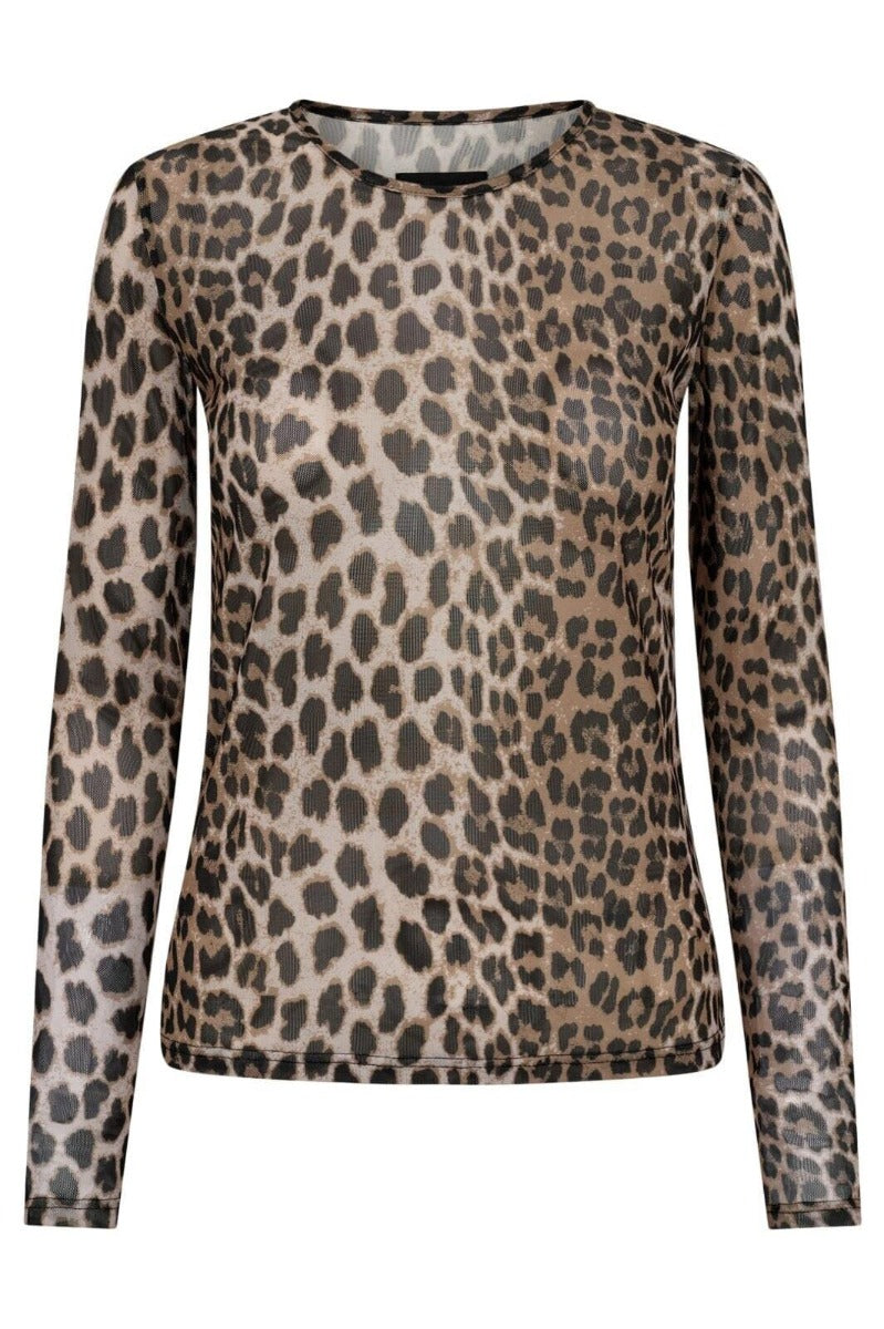 Liberte Mesh LS T Shirt Lux Leo
