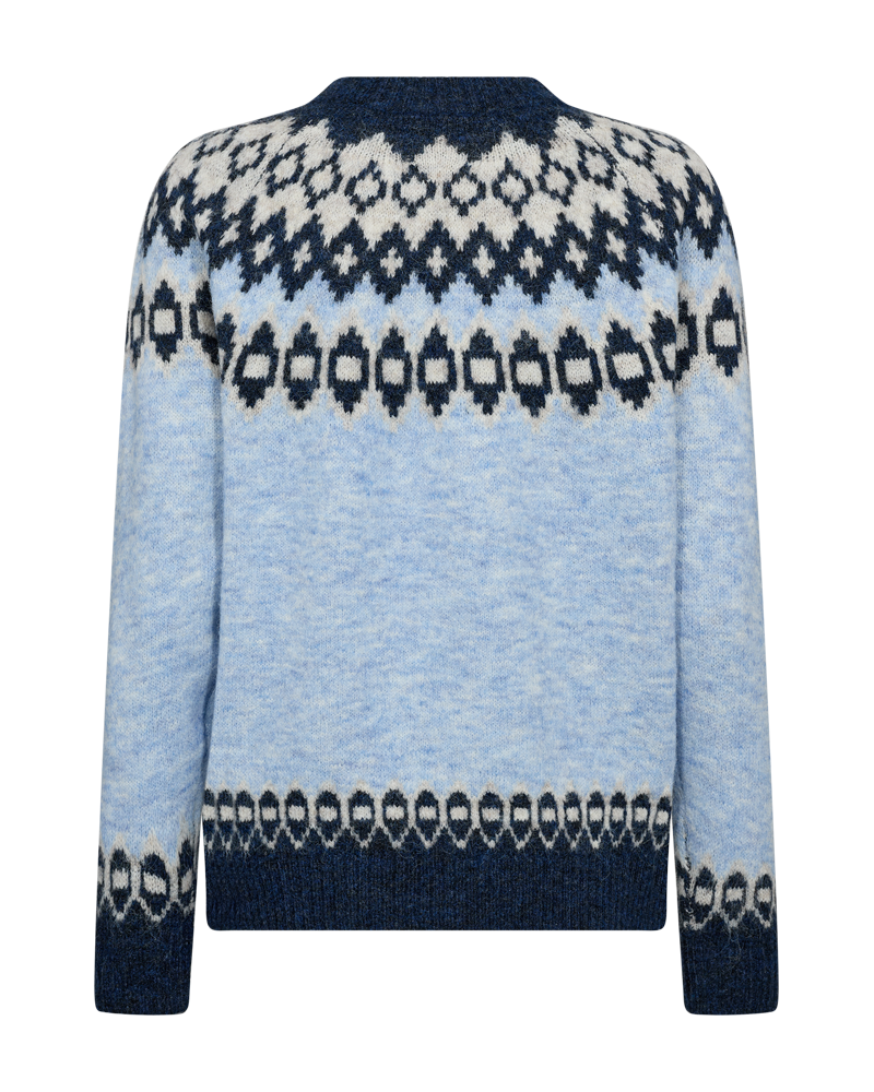 Freequent Novala Pullover Wedgewood Salute Blå