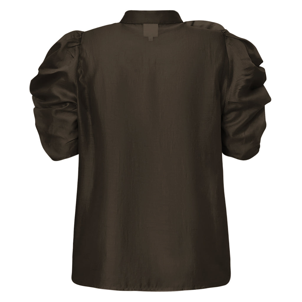 GOSSIA AnnSofiGO Bluse Coffee Brun