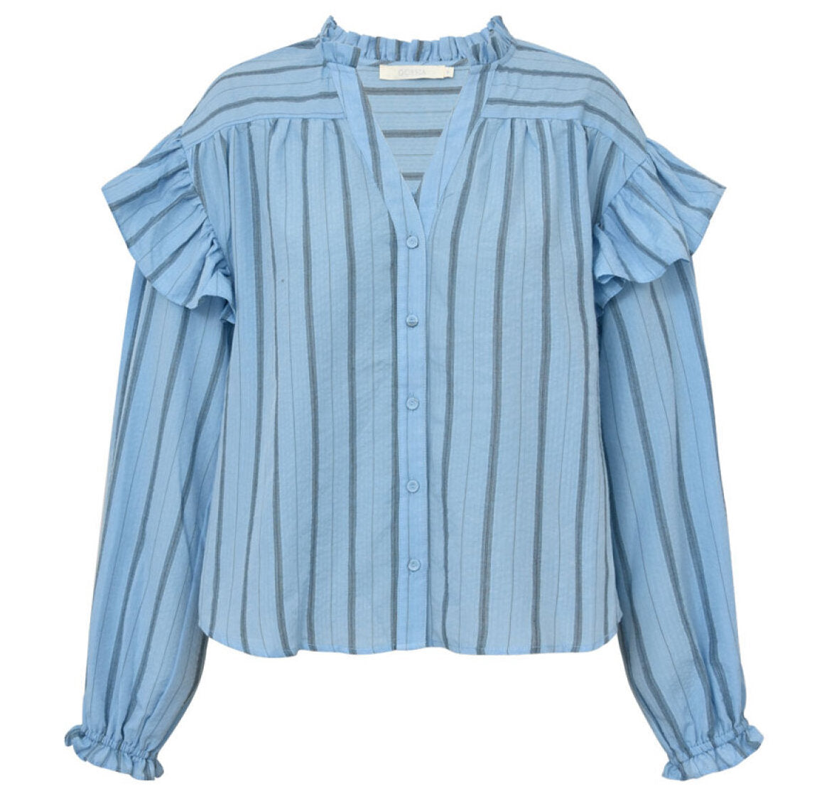 GOSSIA RamiGO Bluse Blå Striber