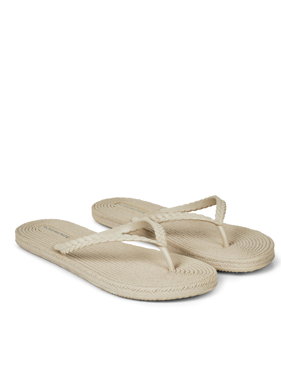 Rosemunde Slippers w Braids Sand