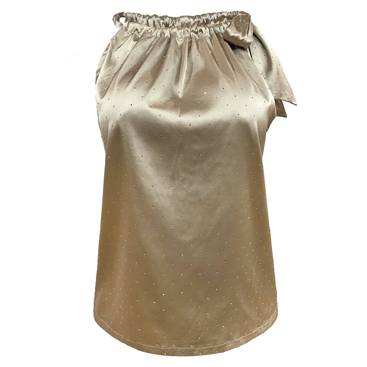 Liberte Hailey Halterneck Top Champagne Diamond