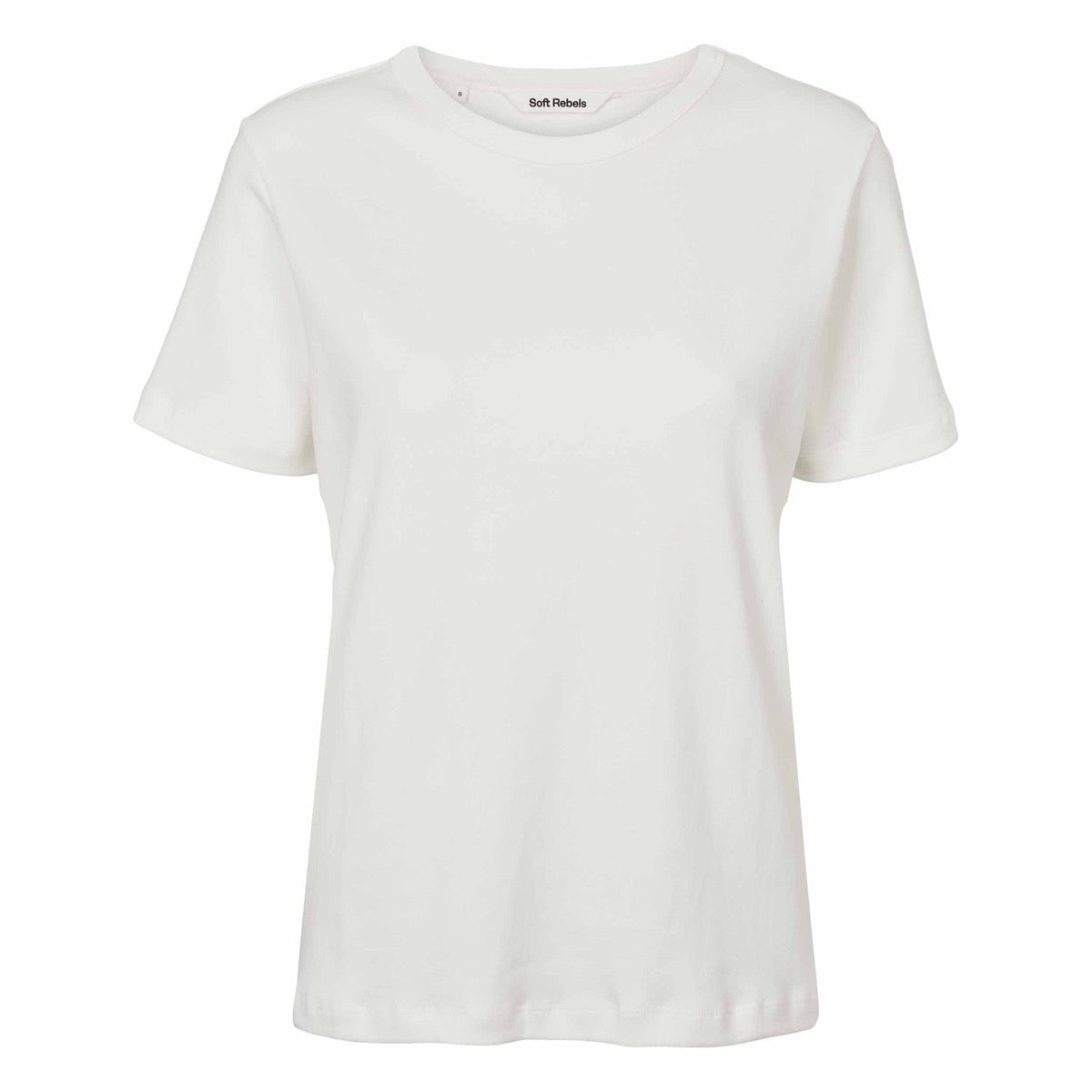 Soft Rebels Hella T-shirt GOTS Sne Hvid