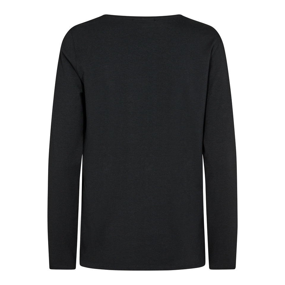 Freequent Fenja T Shirt LS Sort