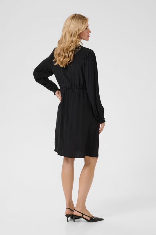 Cream Suki Kjole Langærmet Pitch Sort