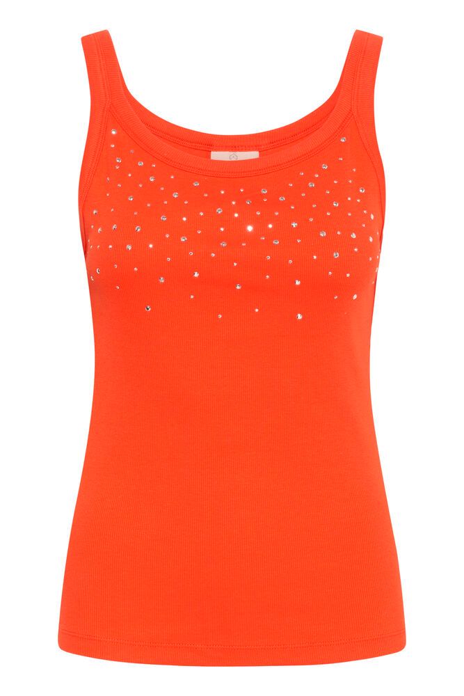 KAFFE Carna Tank Top Stones Grenadine Rød