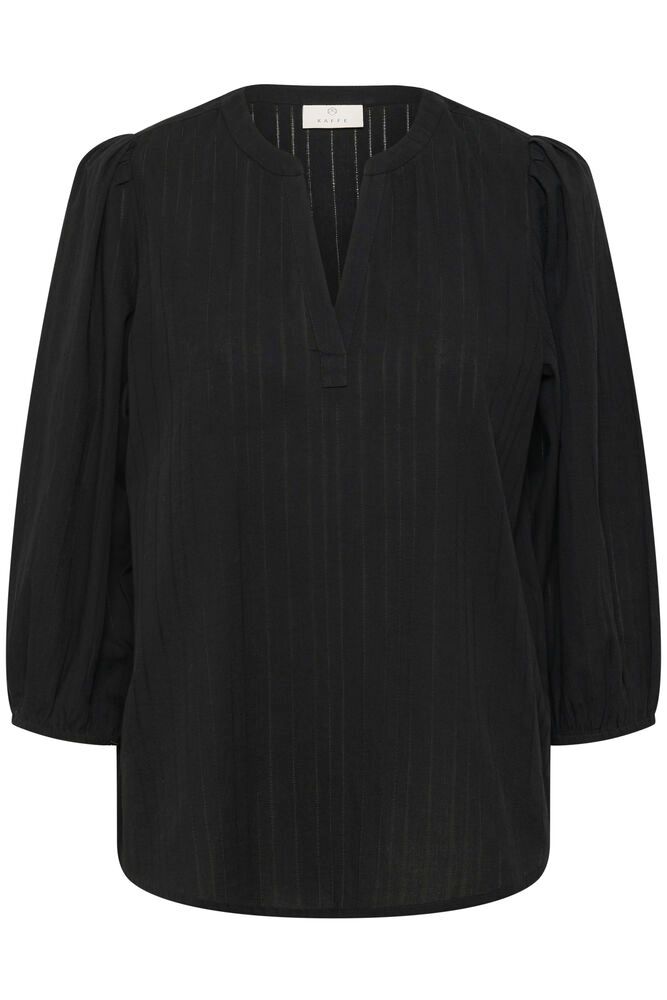 KAFFE Jollia Zia Bluse Sort