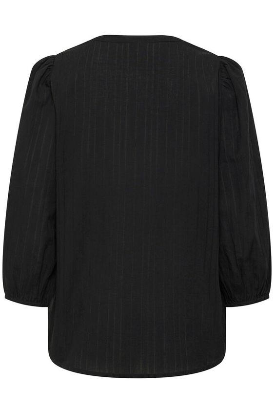 KAFFE Jollia Zia Bluse Sort