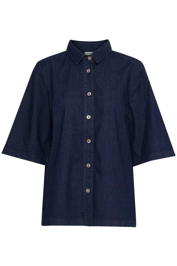 FRANSA Chicago Skjorte Denim Blå