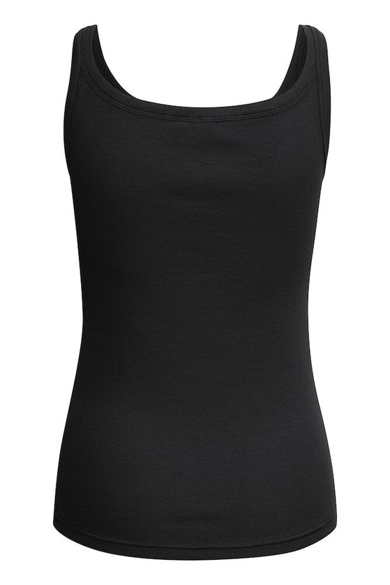 KAFFE Carna Tank Top Sort
