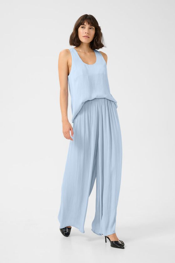 KAFFE Allie Buks Soft Chambray Blå
