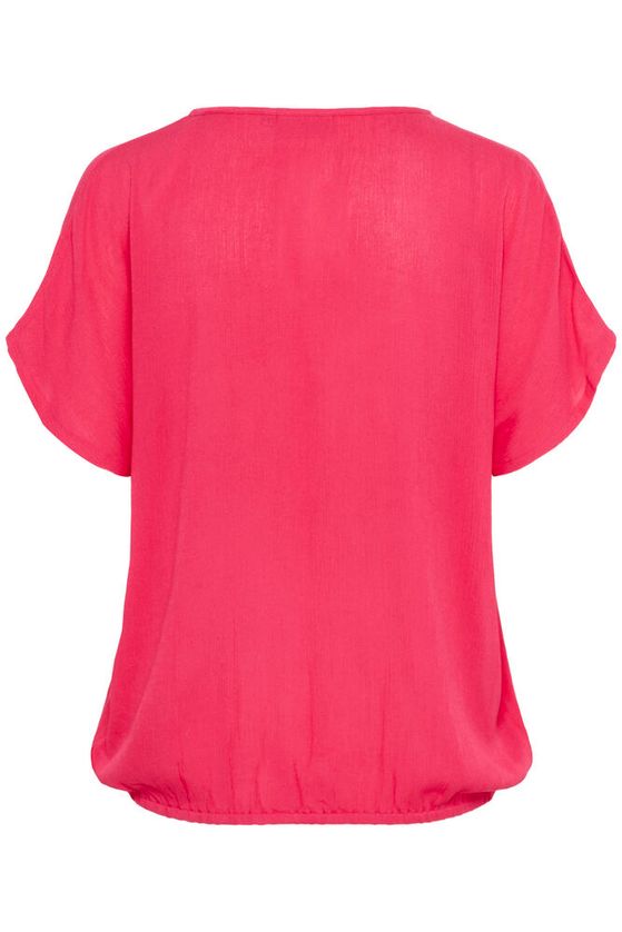 KAFFE Amber Stanley Bluse Raspberry Pink
