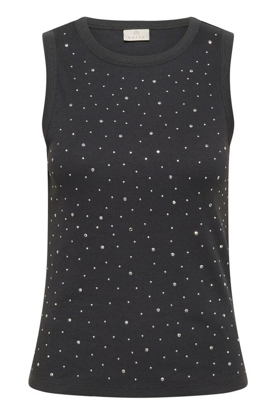 KAFFE Carna Top Rhinestone Sort