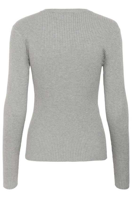 KAFFE Omi Pullover Grå Melange