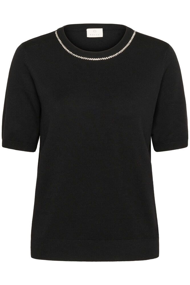 KAFFE Carly Strik Pullover Sort