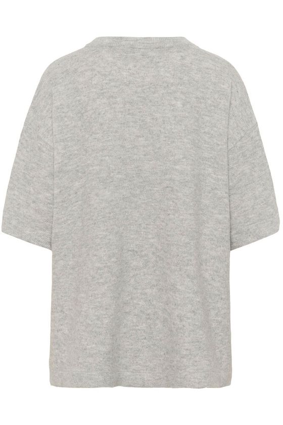 KAFFE Niel Pullover Lys Grå Melange