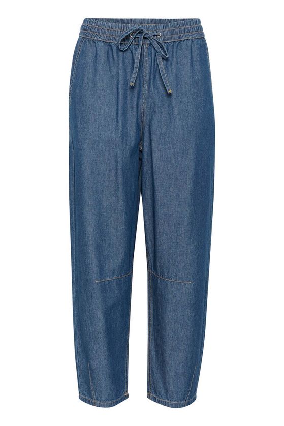 KAFFE Luise Barrel Buks Mørke Blå Chambray