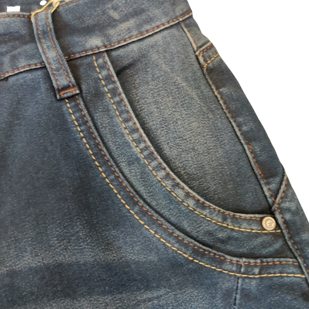Cream Bailey Power Stretch Capri Mørke Blå Denim