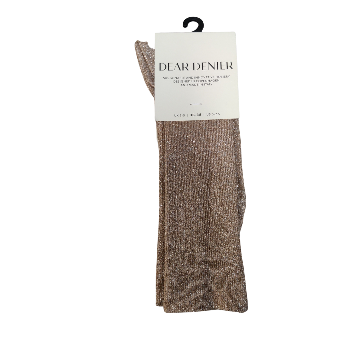 Dear Denier Ava Rib Glitter Light Beige