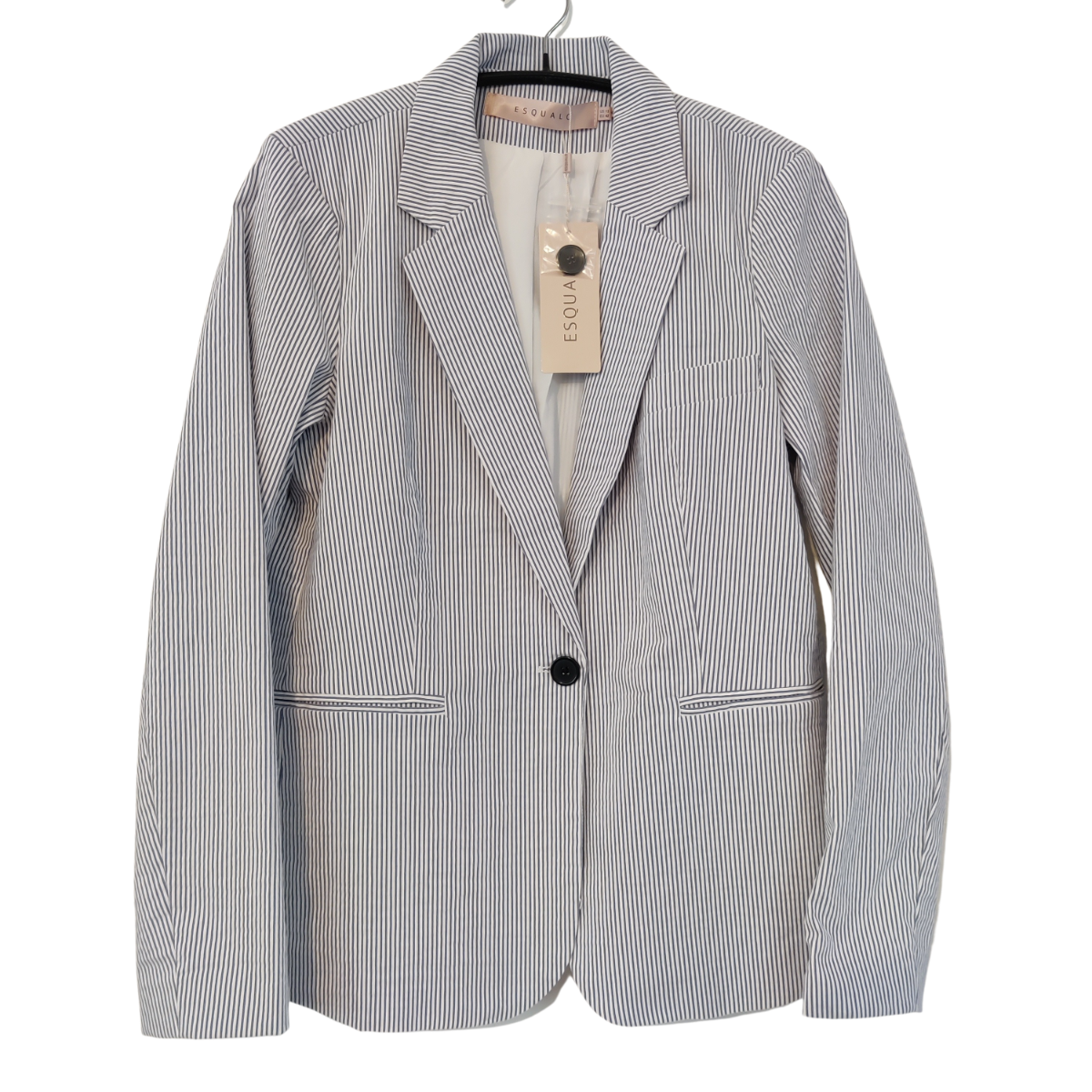 ESQUALO Blazer Strib Hvid Blå