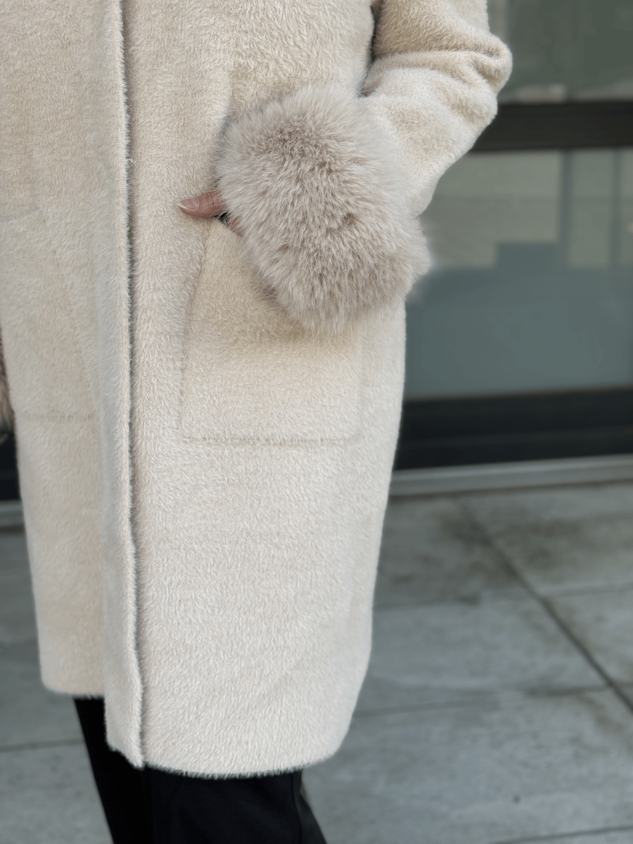 MXO Jakke Fake Fur Krave Pearl