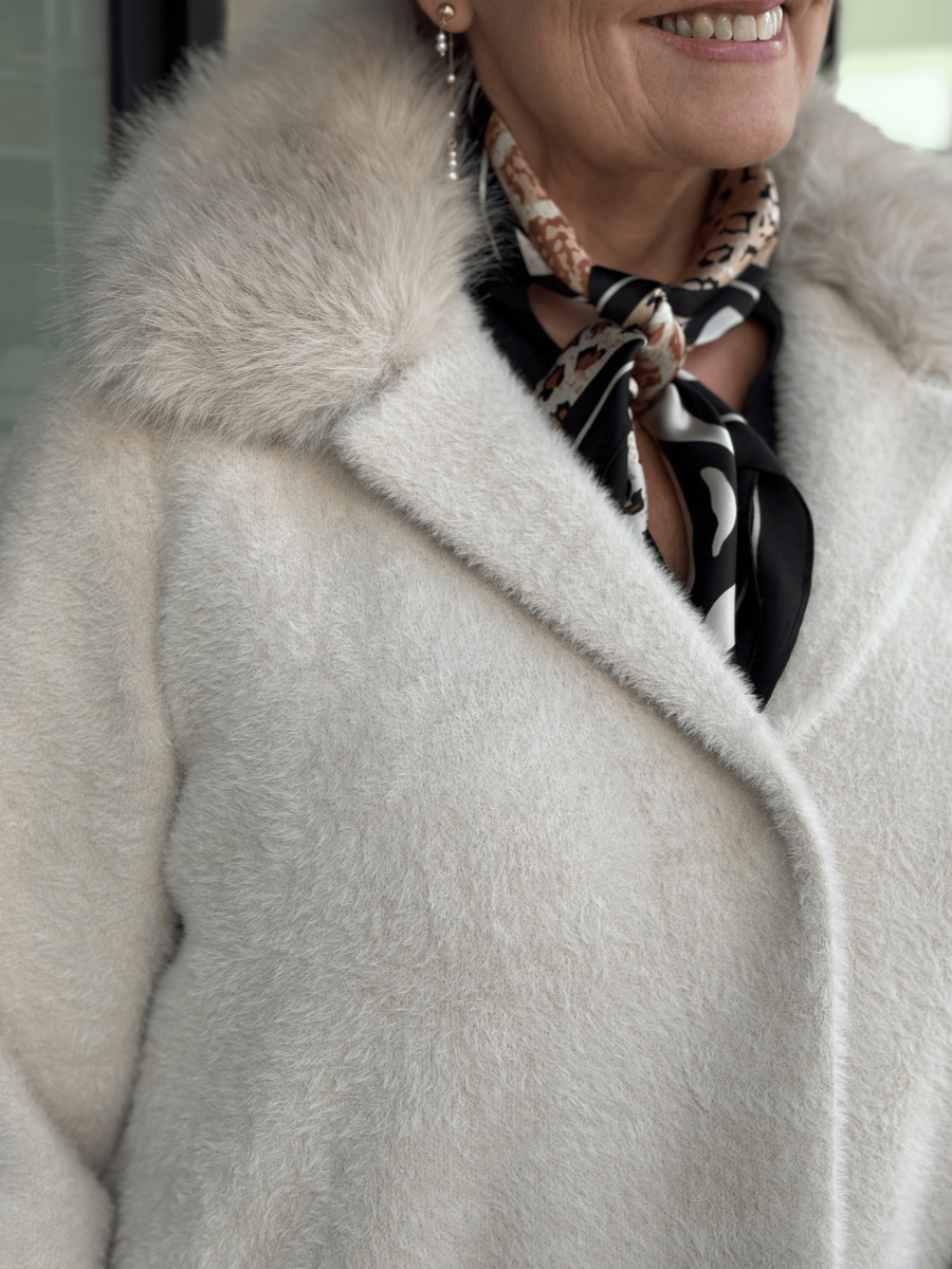 MXO Jakke Fake Fur Krave Pearl