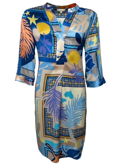 Charlotte Sparre Bliss Kjole Summerfeel Blå