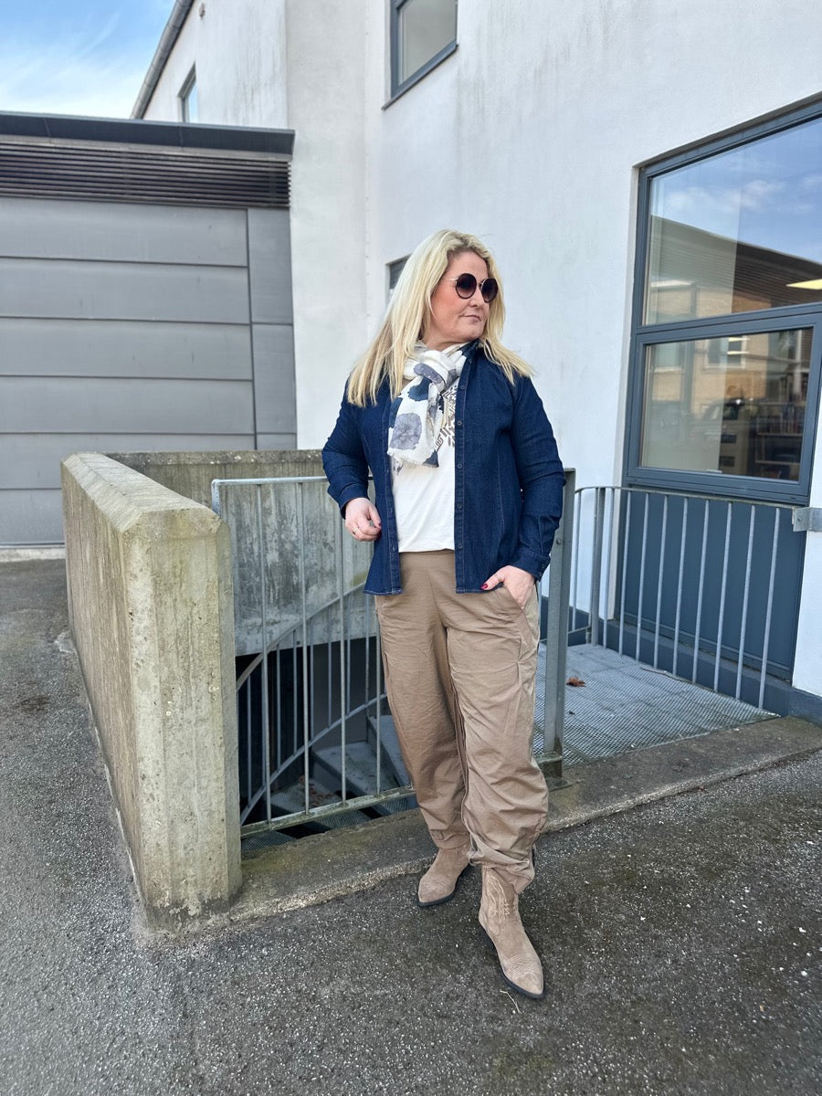 GOSSIA MOLLIEGO Bukser Dark Camel Brun