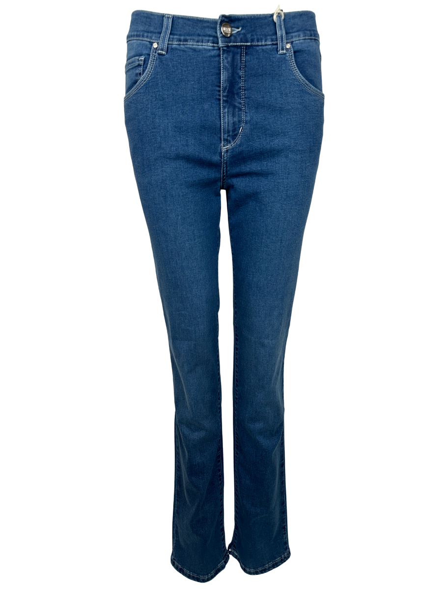 Bessie Jessie Jeans 5 Pocket Denim Blå
