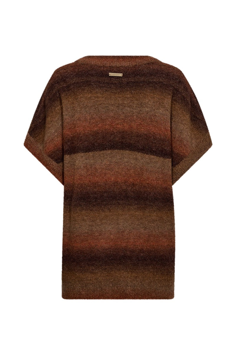 Pieszak New Dew Oversize SS Strik Warm Brun