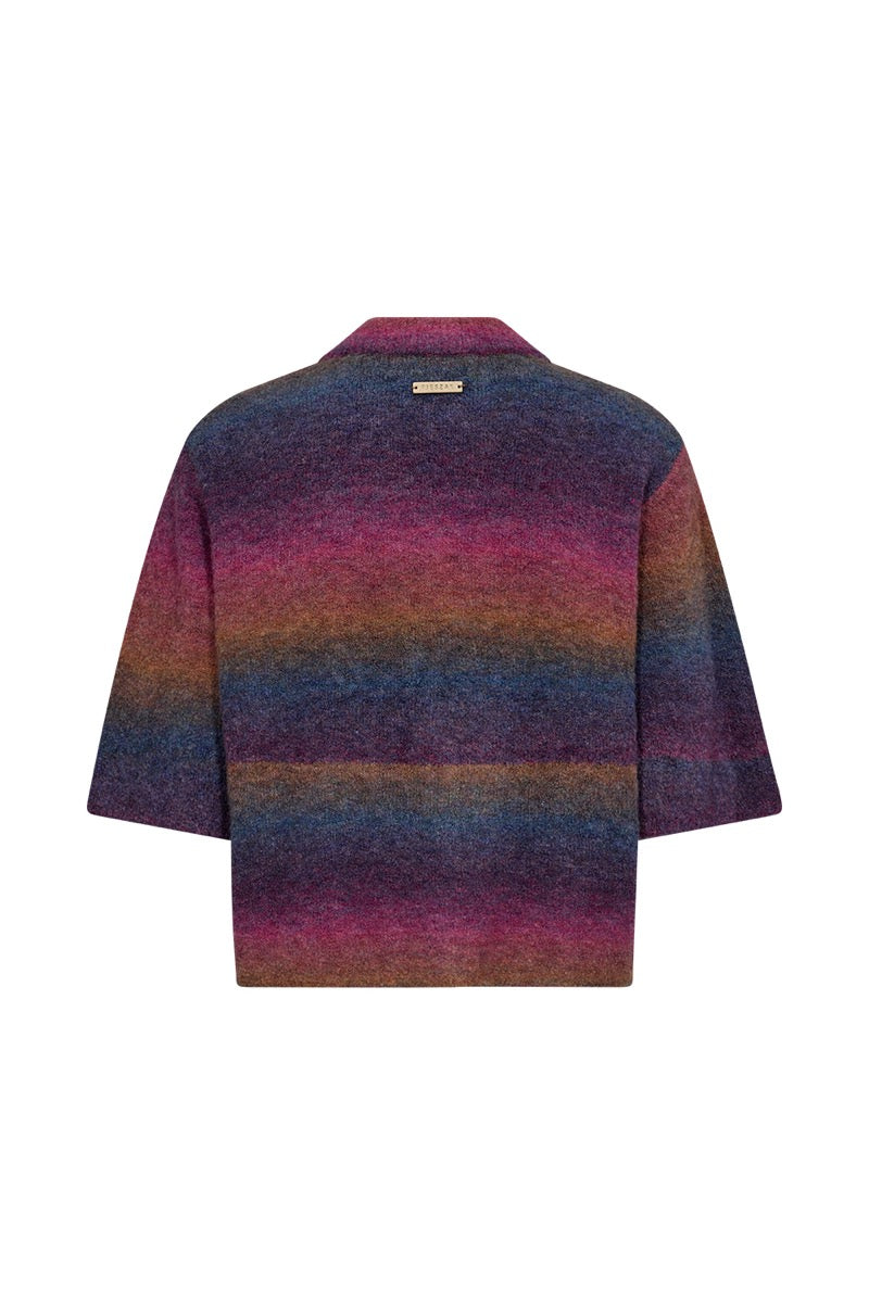 Pieszak PD New Dew SS Cardigan Bright Grape Pink