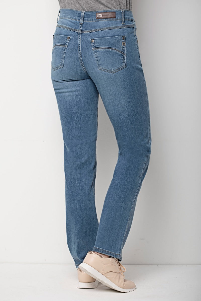 Bessie Jessie Jeans Denim Blå L32