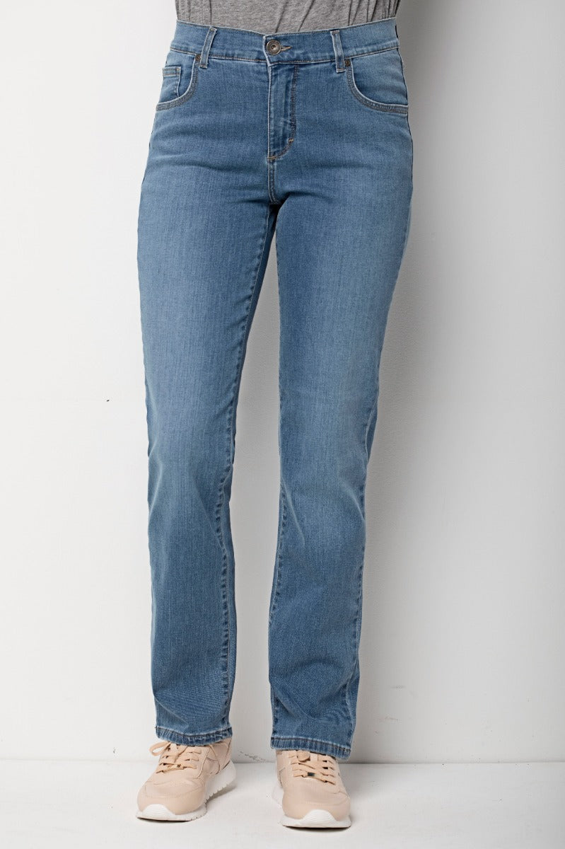 Bessie Jessie Jeans Denim Blå L32