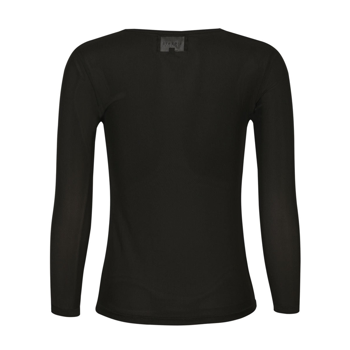 Liberte Mesh Langærmet T-Shirt Sort