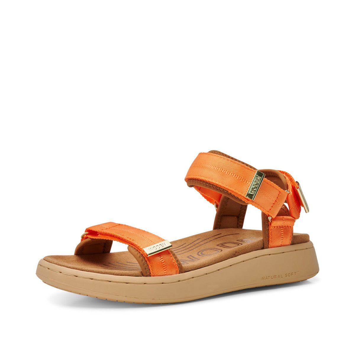 WODEN Line Sandal Tiger Orange