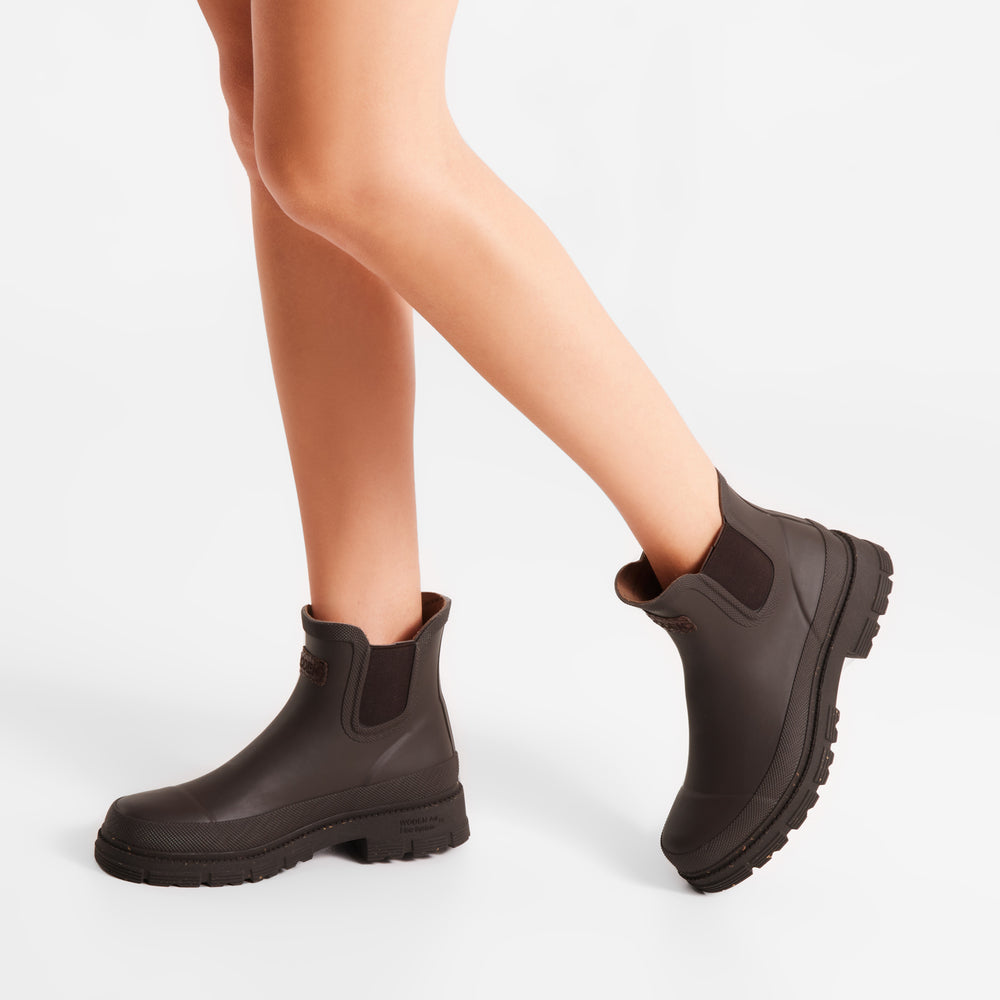 WODEN Liv Waterproof Gummistøvle Chocolate Brun